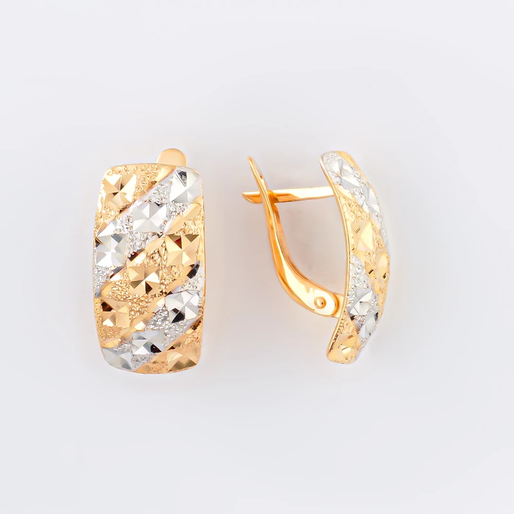 Серьги из красного золота 585 пробы