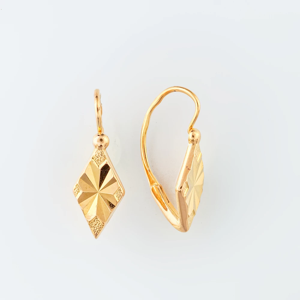 Серьги из красного золота 583 пробы