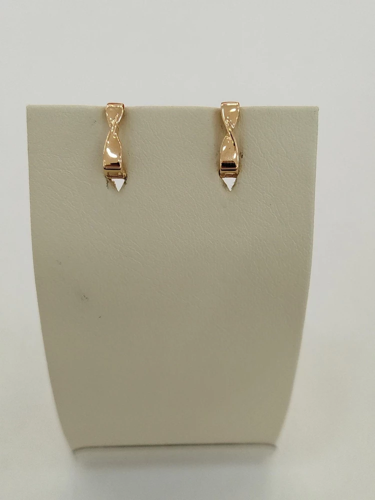 Серьги из красного золота 585 пробы