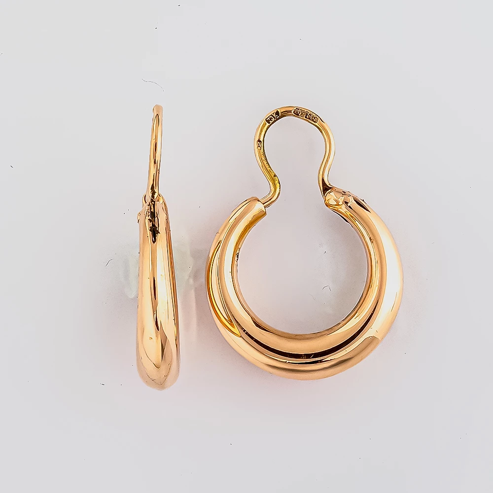 Серьги из красного золота 583 пробы