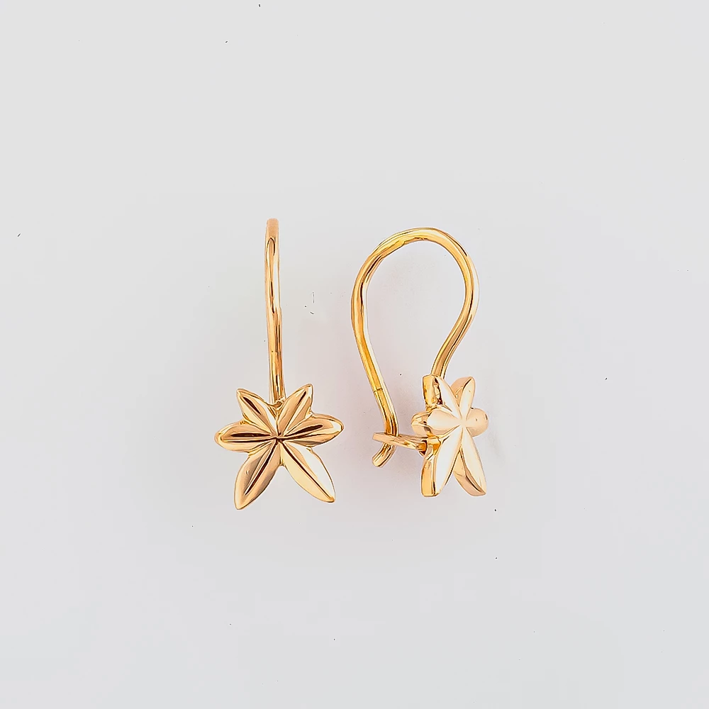 Серьги из красного золота 583 пробы