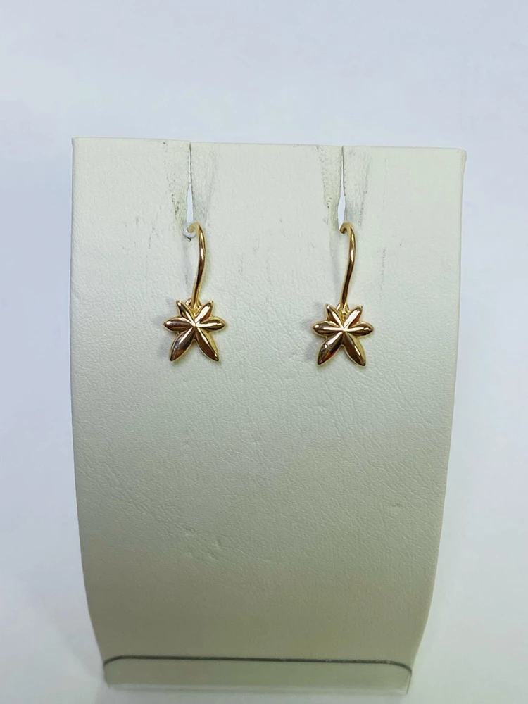 Серьги из красного золота 583 пробы
