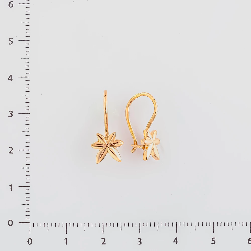 Серьги из красного золота 583 пробы