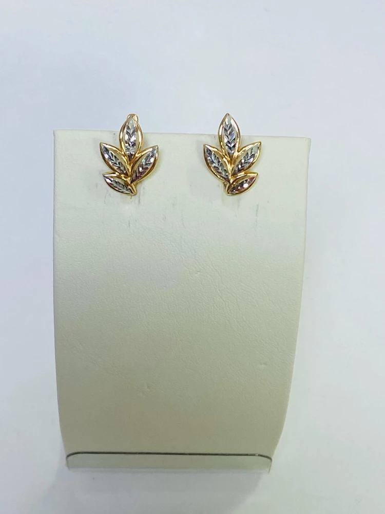 Серьги из красного золота 585 пробы
