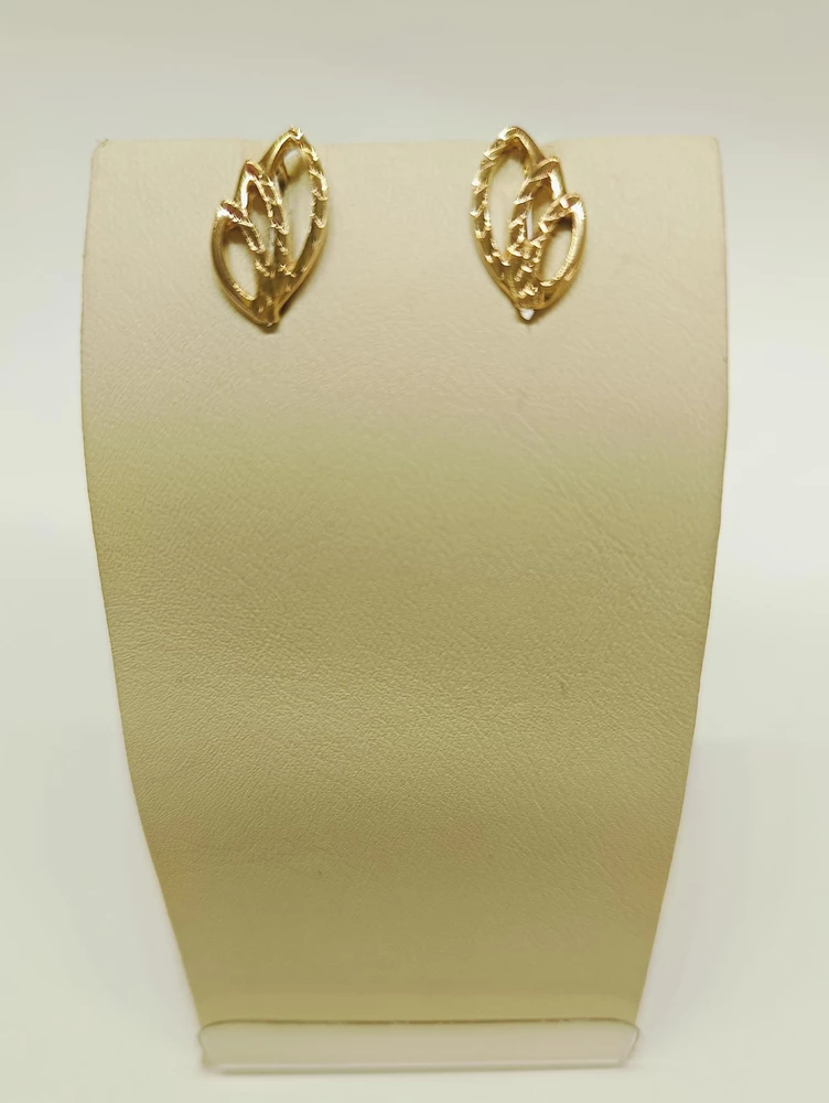 Серьги из красного золота 585 пробы