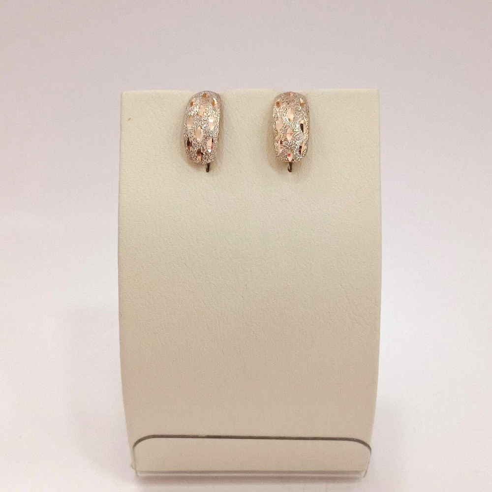Серьги из красного золота 585 пробы