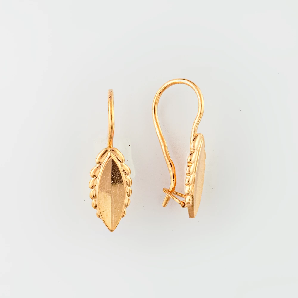 Серьги из красного золота 583 пробы