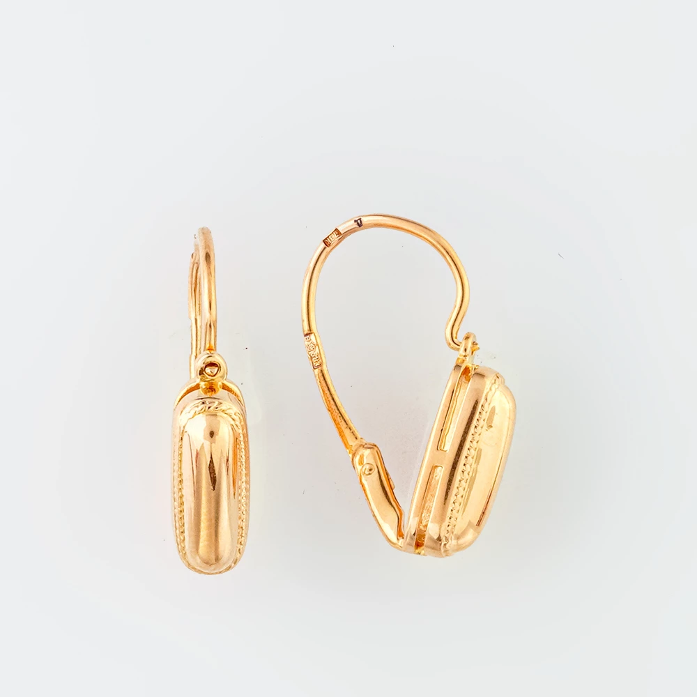 Серьги из красного золота 583 пробы
