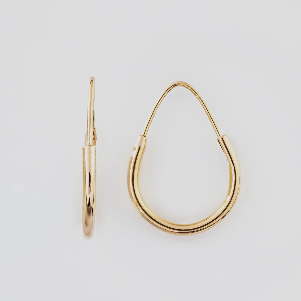 Серьги из красного золота 585 пробы