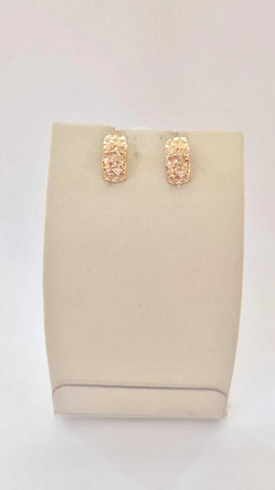 Серьги из красного золота 585 пробы