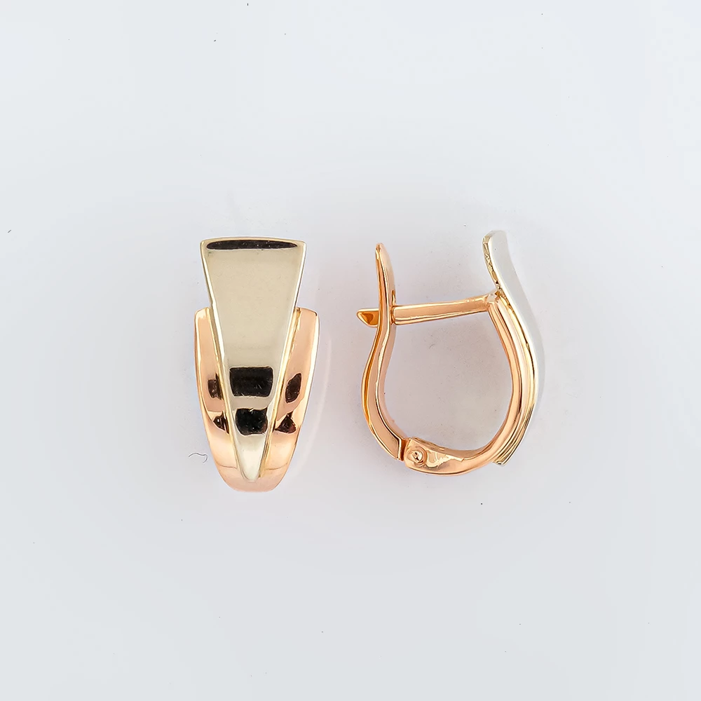 Серьги из красного золота 585 пробы