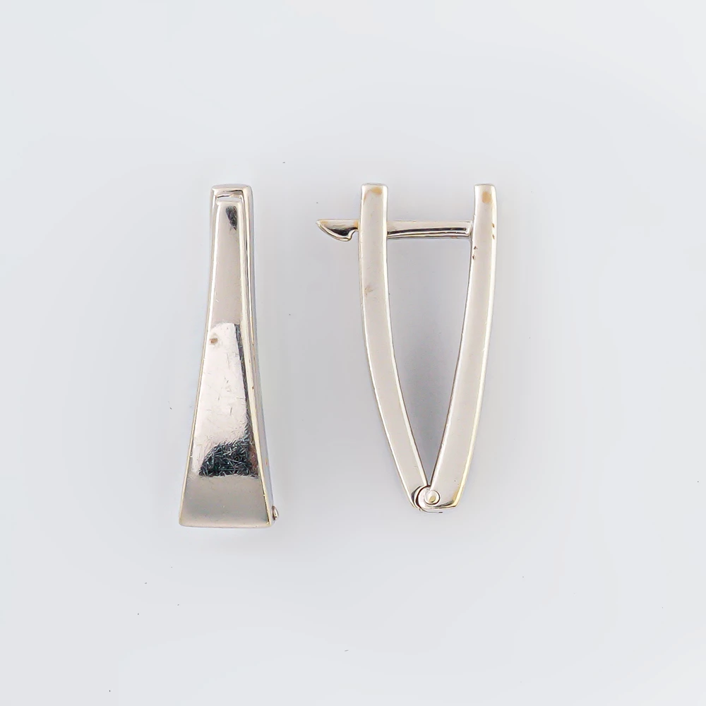Серьги из белого золота 585 пробы
