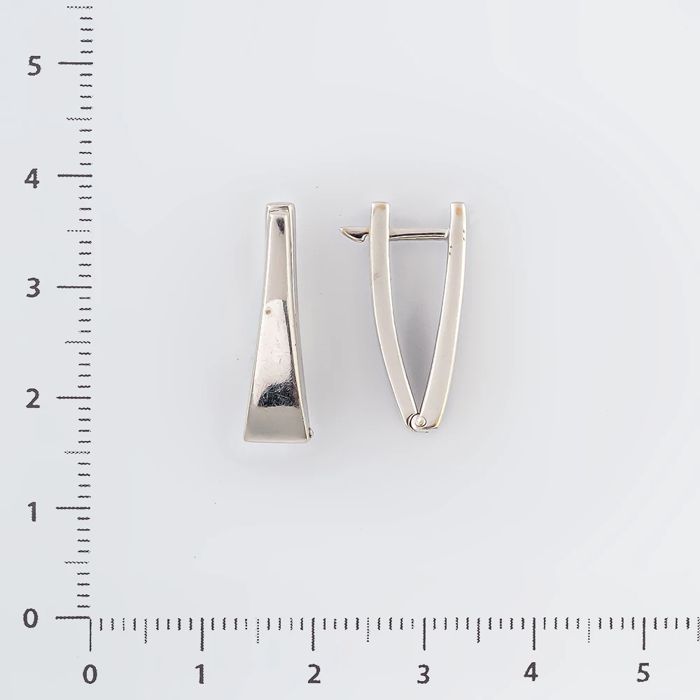 Серьги из белого золота 585 пробы