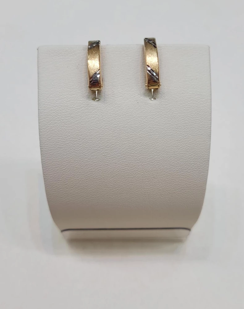 Серьги из красного золота 585 пробы