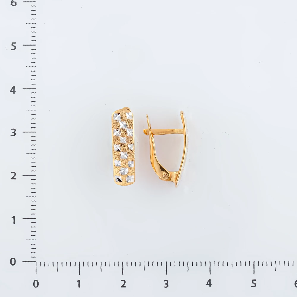 Серьги из красного золота 585 пробы