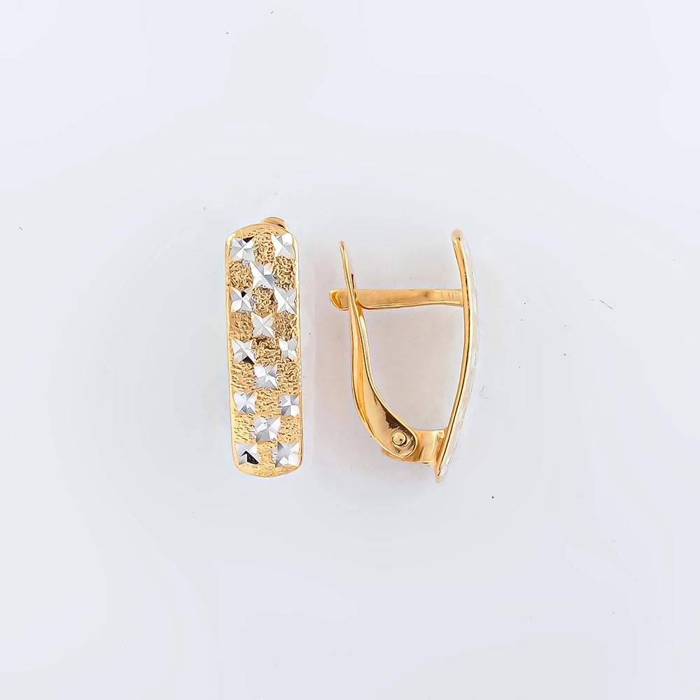 Серьги из красного золота 585 пробы