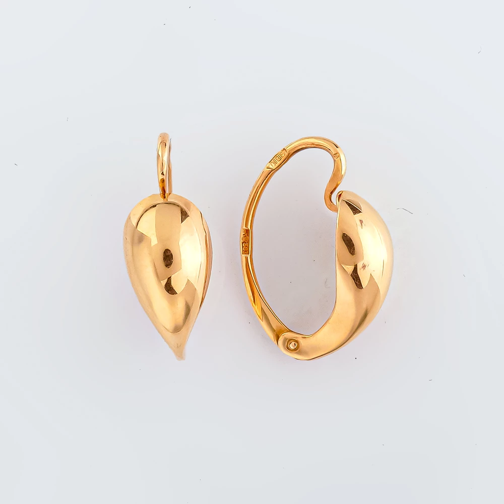 Серьги из красного золота 583 пробы