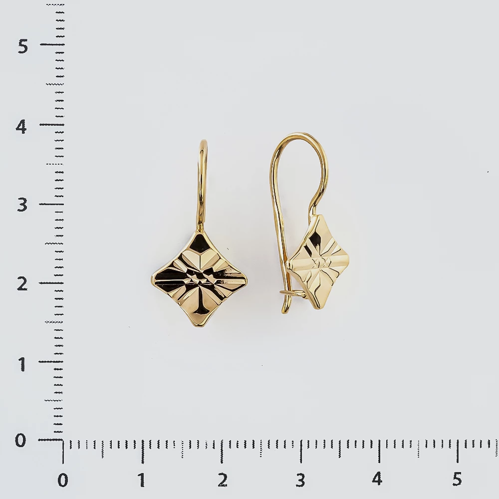 Серьги из красного золота 583 пробы