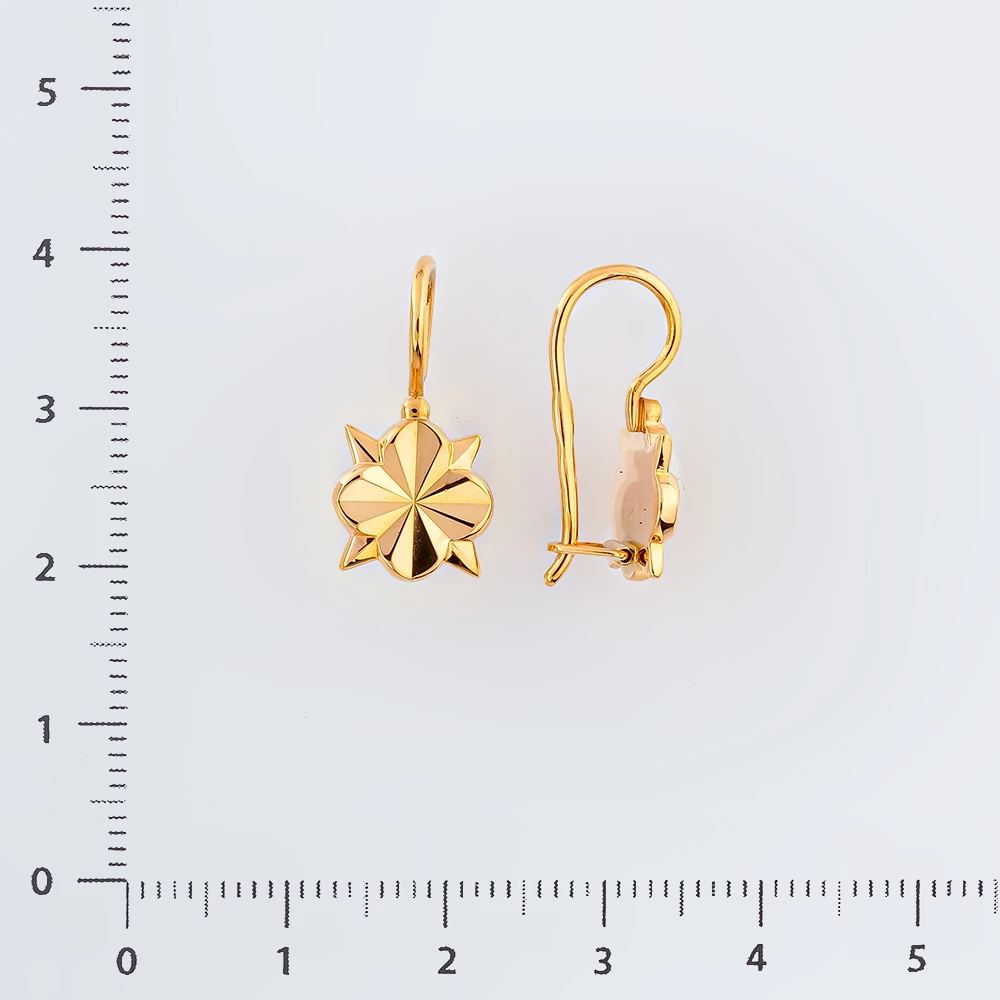 Серьги из красного золота 583 пробы
