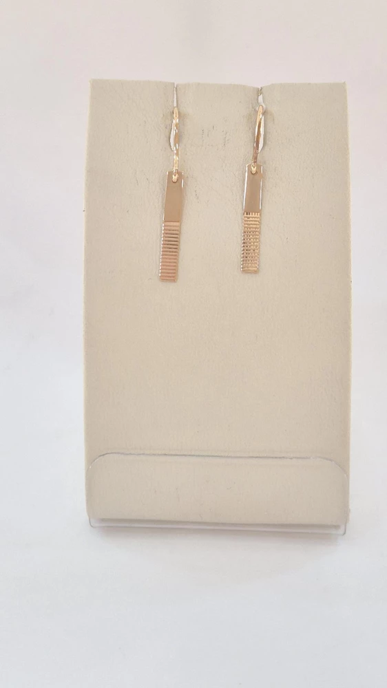 Серьги из красного золота 585 пробы