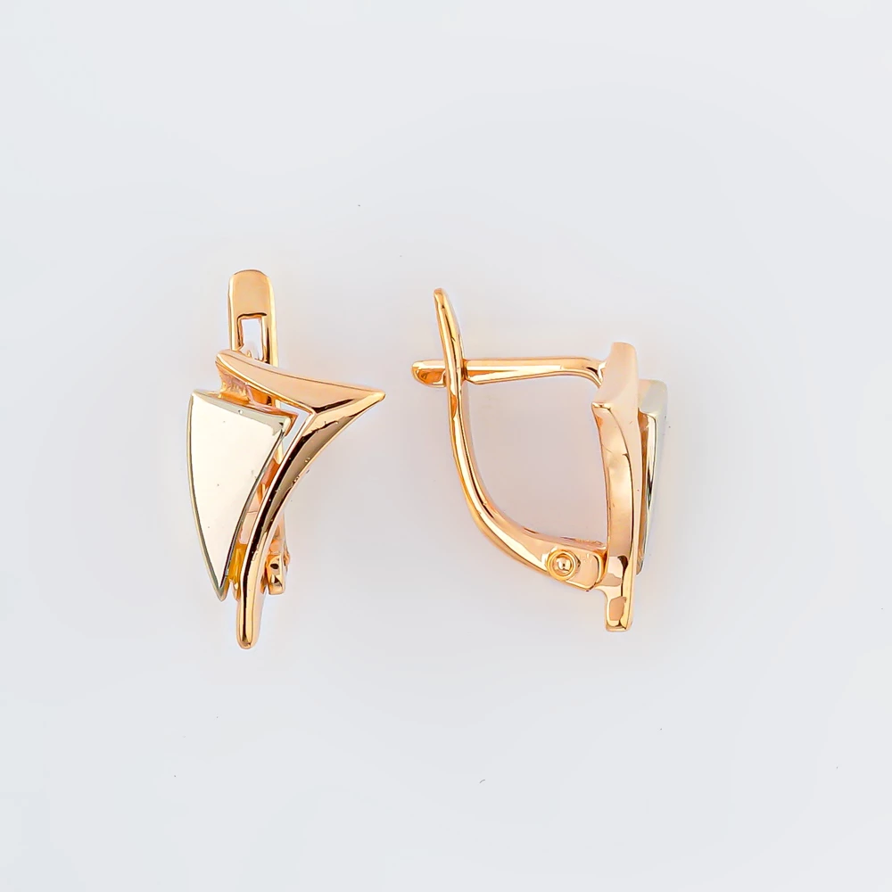 Серьги из красного золота 585 пробы
