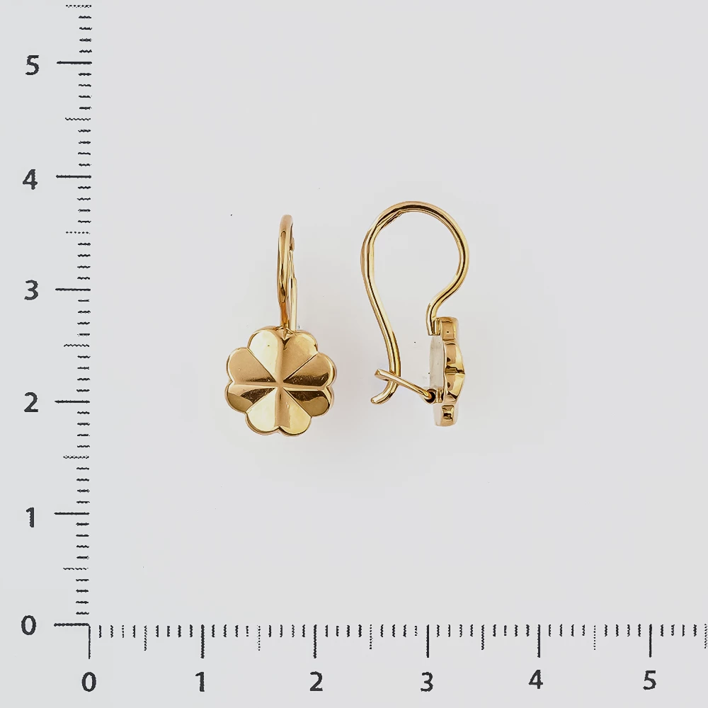 Серьги из красного золота 583 пробы