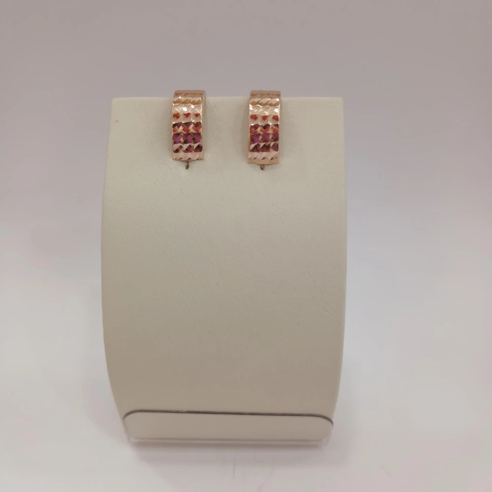 Серьги из красного золота 585 пробы