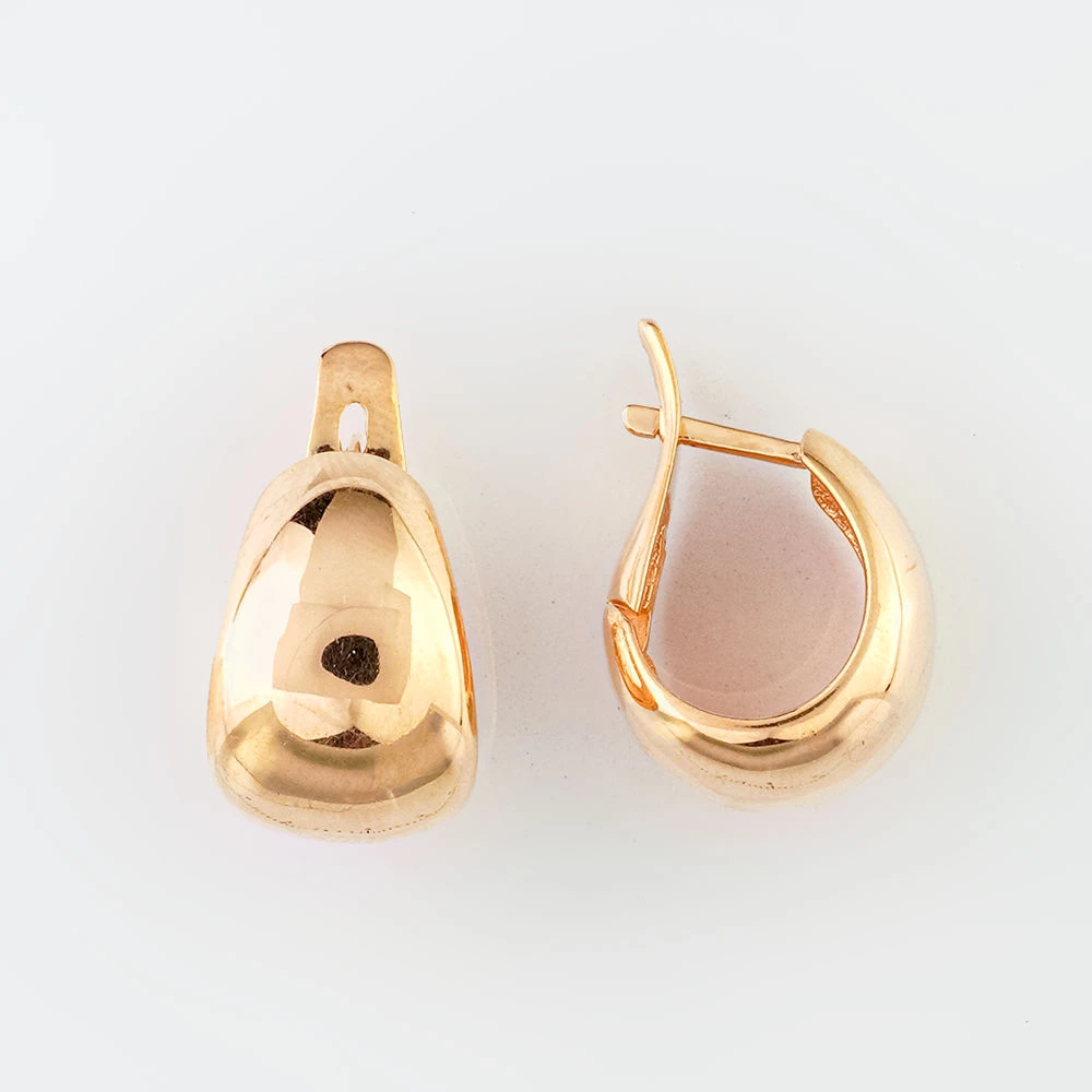 Серьги из красного золота 585 пробы