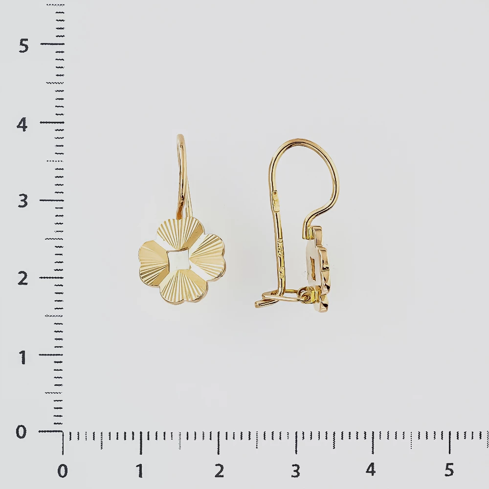Серьги из красного золота 583 пробы