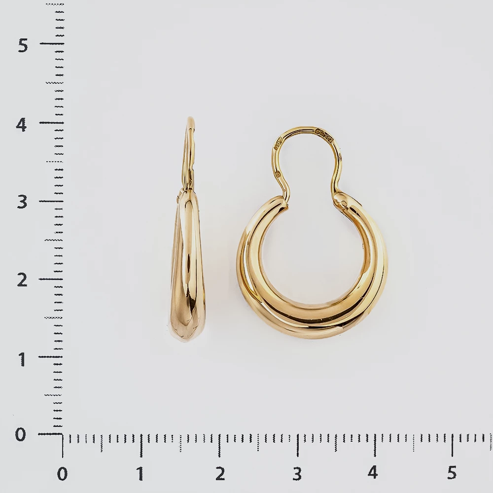 Серьги из красного золота 583 пробы