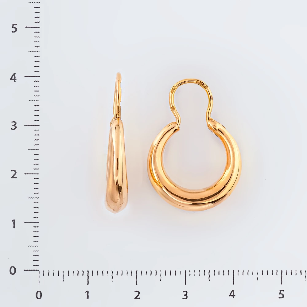 Серьги из красного золота 583 пробы