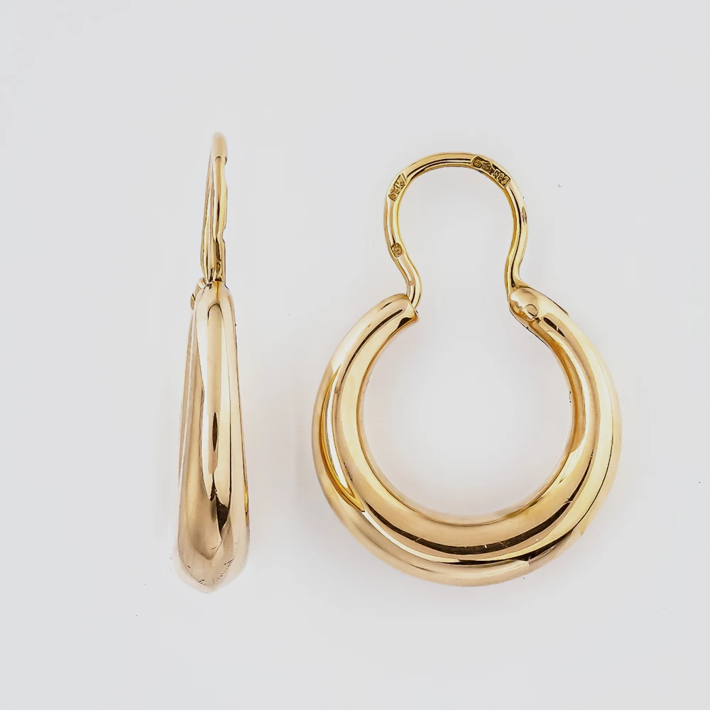 Серьги из красного золота 583 пробы