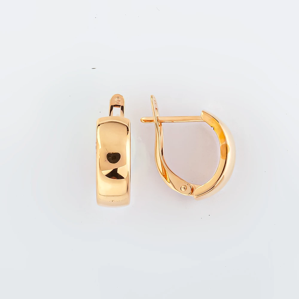 Серьги из красного золота 585 пробы