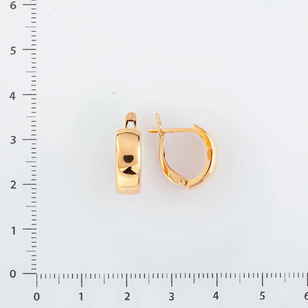 Серьги из красного золота 585 пробы