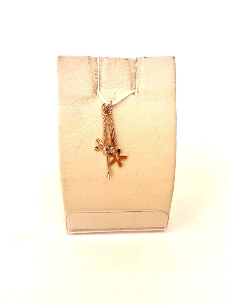Серьги из красного золота 585 пробы