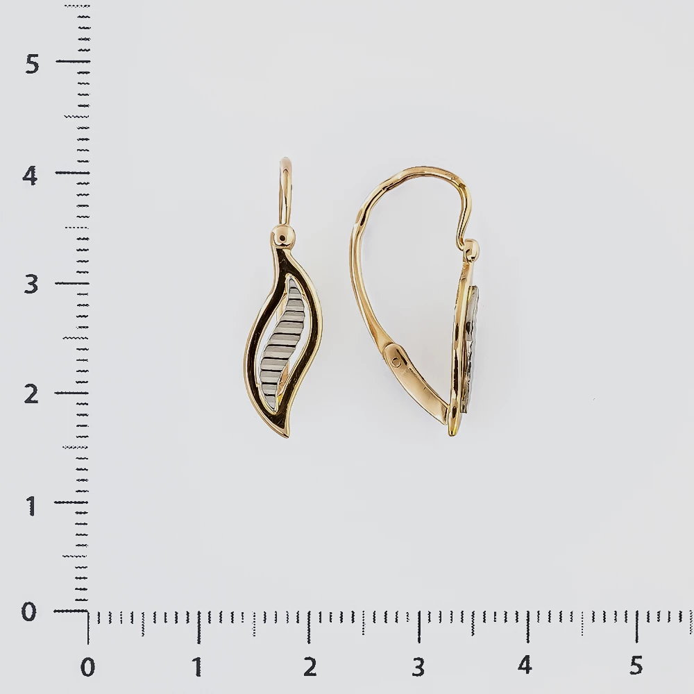 Серьги из красного золота 583 пробы