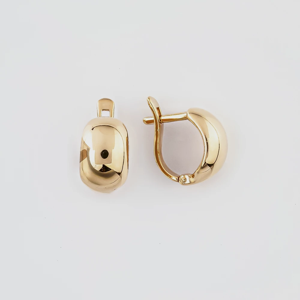 Серьги из красного золота 585 пробы