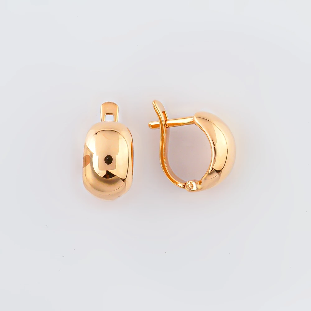 Серьги из красного золота 585 пробы