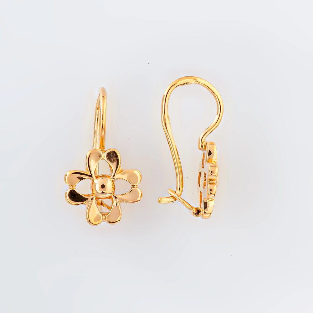 Серьги из красного золота 583 пробы