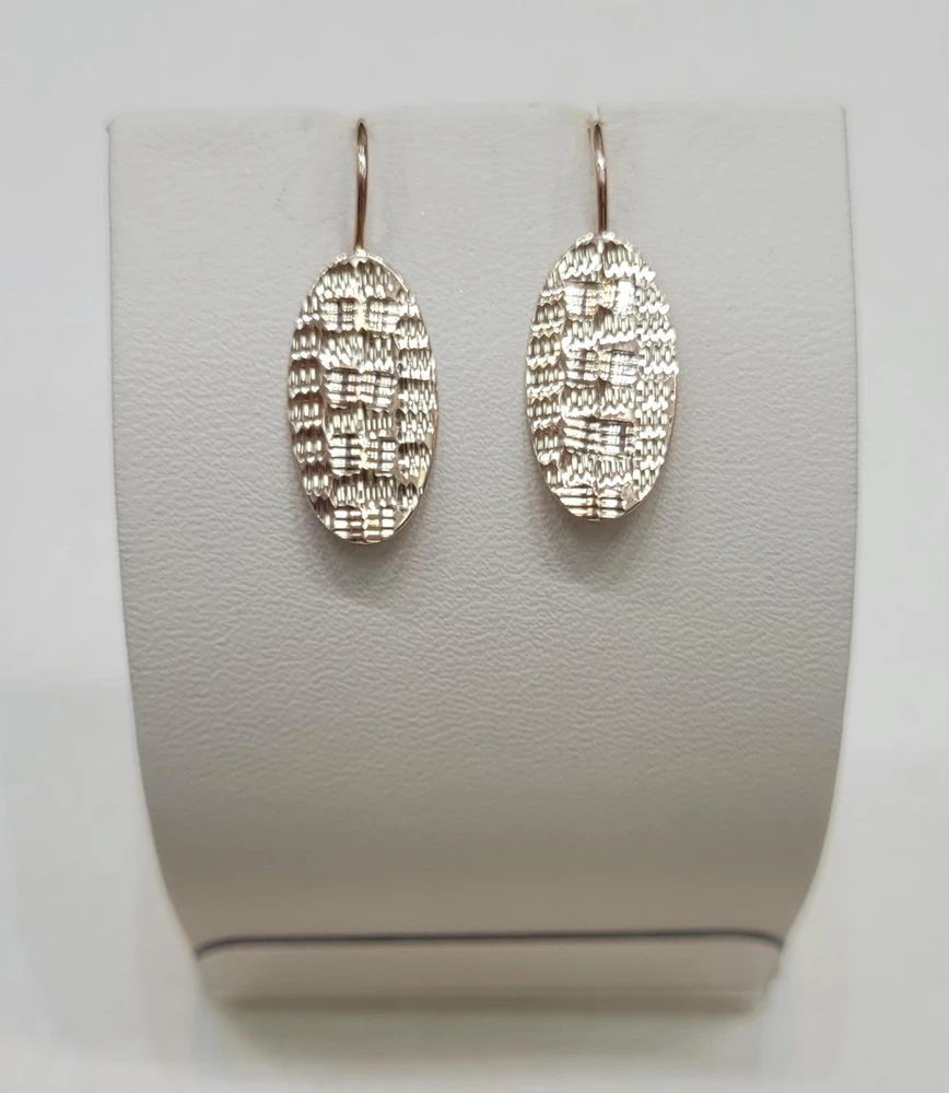 Серьги из красного золота 585 пробы