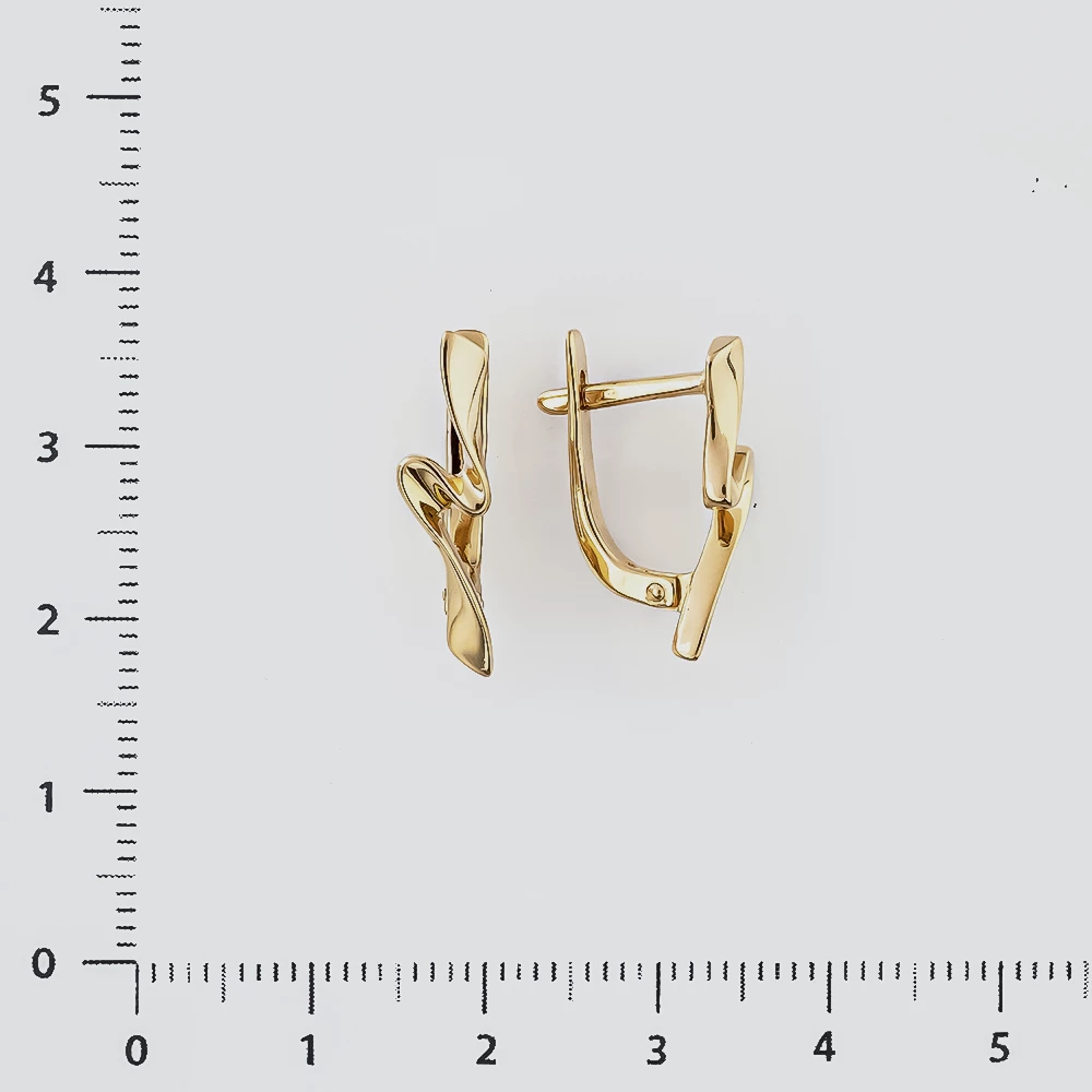 Серьги из красного золота 585 пробы