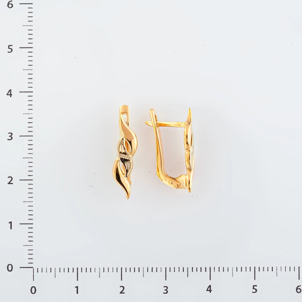 Серьги из красного золота 583 пробы