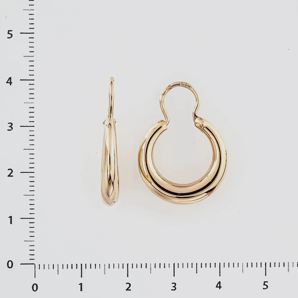 Серьги из красного золота 583 пробы