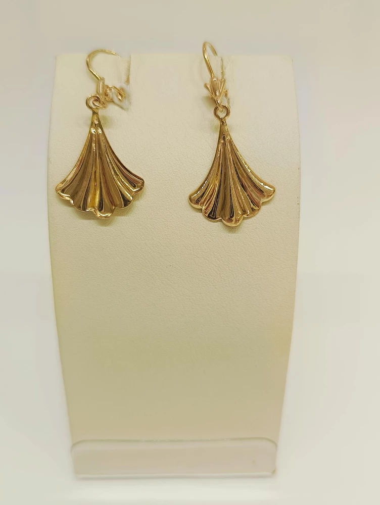 Серьги из красного золота 585 пробы