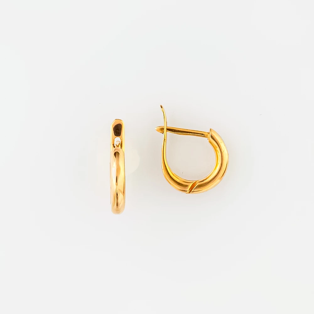 Серьги из красного золота 585 пробы