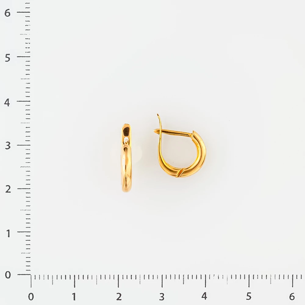 Серьги из красного золота 585 пробы
