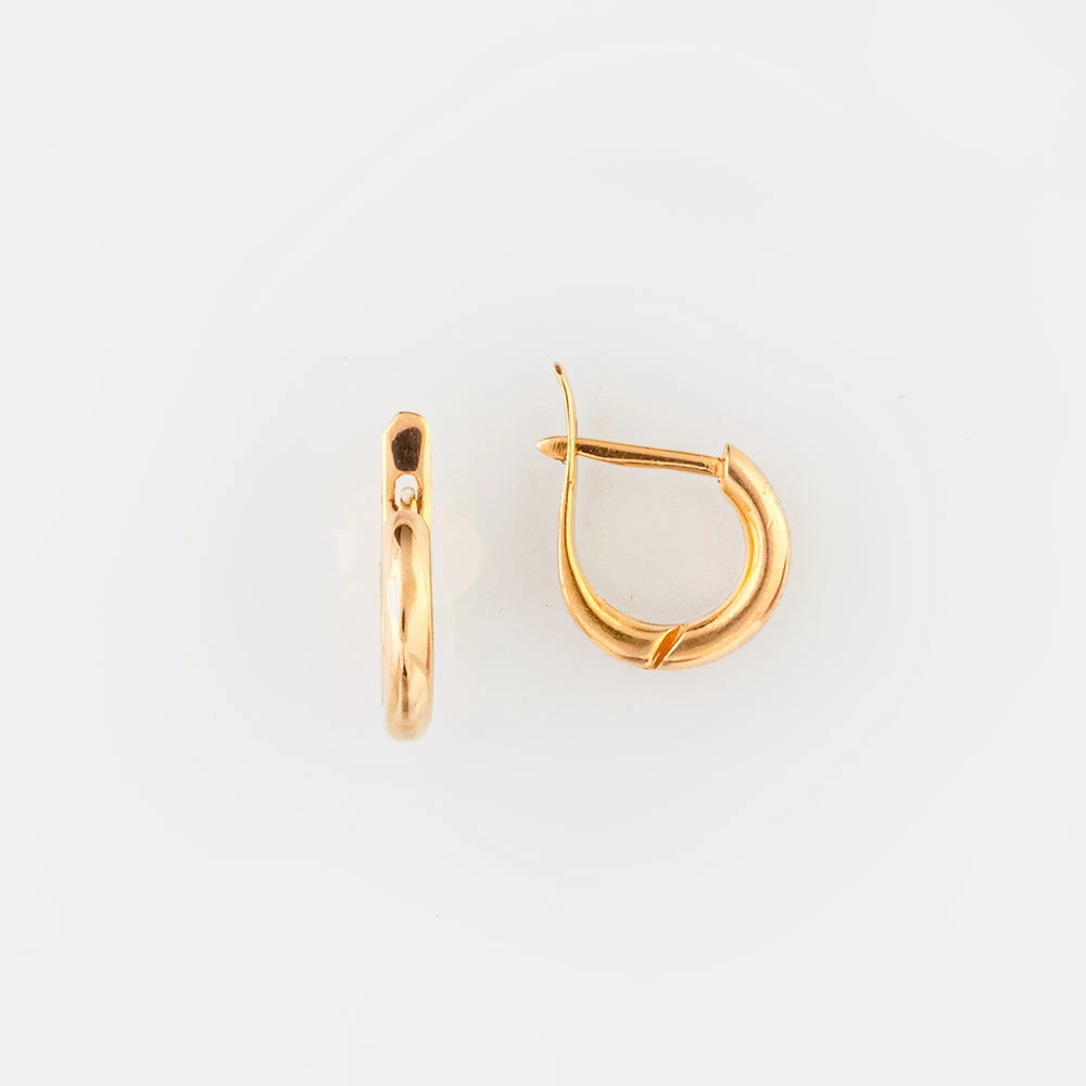 Серьги из красного золота 585 пробы
