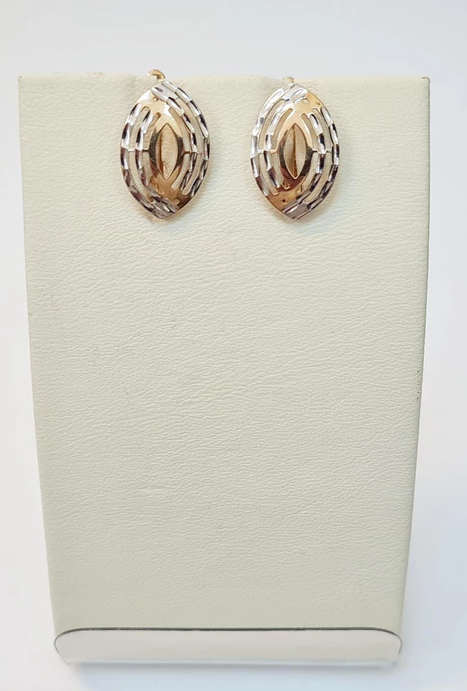 Серьги из красного золота 585 пробы