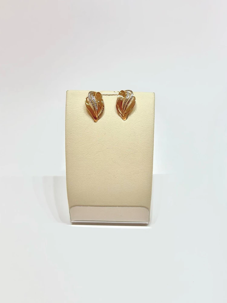 Серьги из красного золота 585 пробы