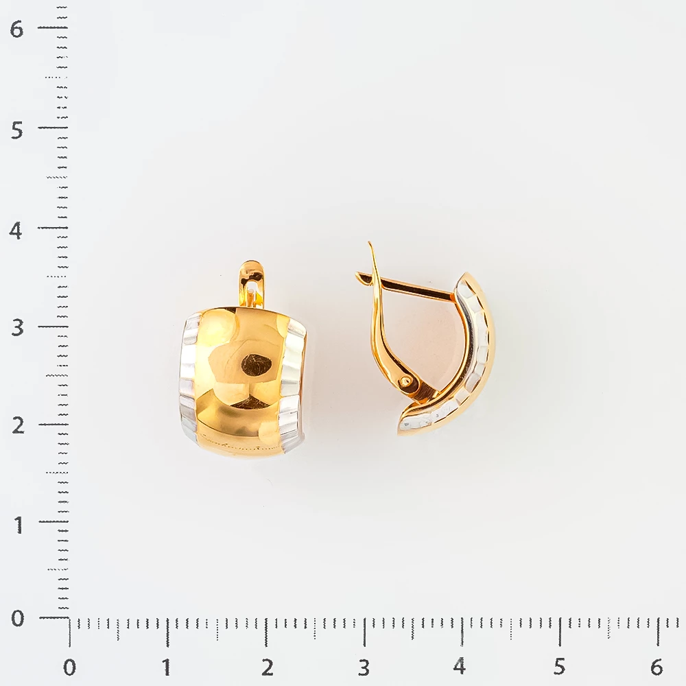 Серьги из красного золота 585 пробы